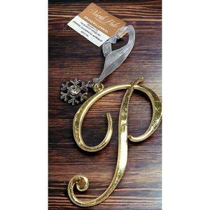 North Pole Grand Millennial P Snowflake Ornament